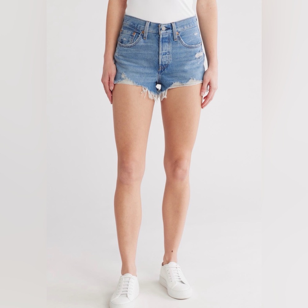 Levi's Women's 501 Original High-Rise Denim Shorts